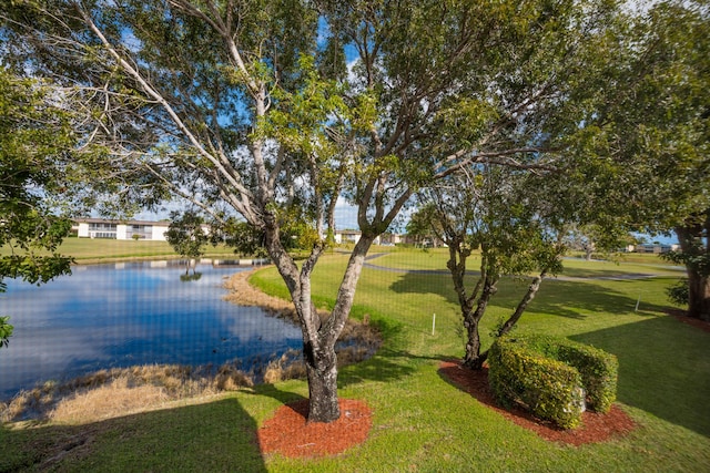 view of water feature