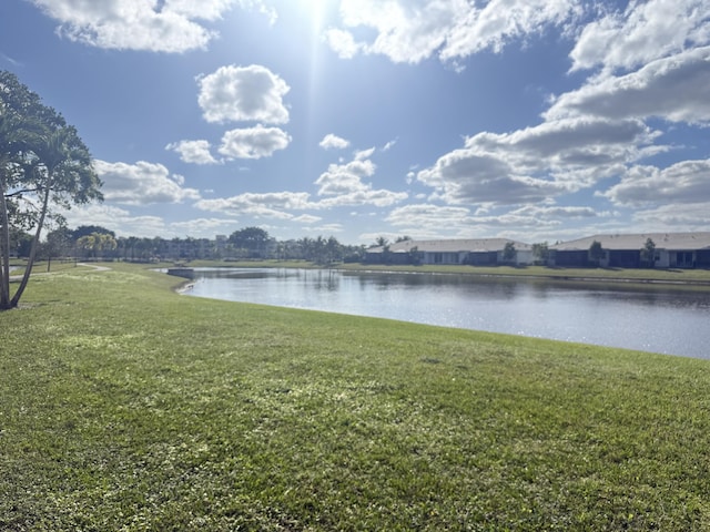 view of water feature