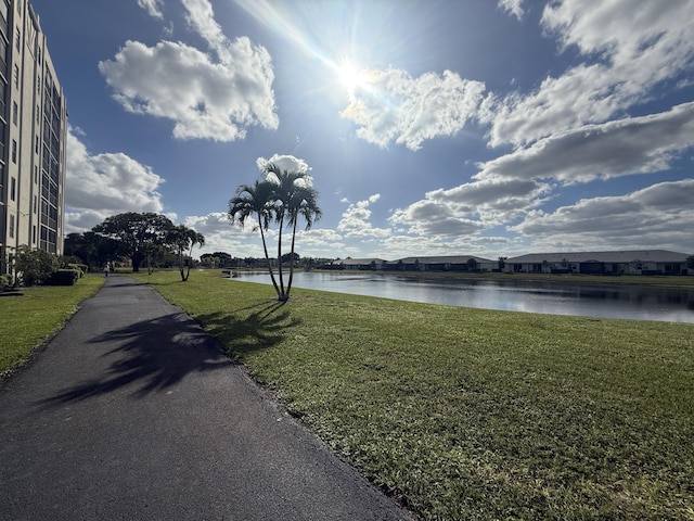 property view of water