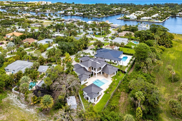 3100 Palm Dr, Delray Beach, FL 33483 - aerial view with a residential view and a water view