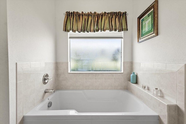 bathroom with a bathing tub