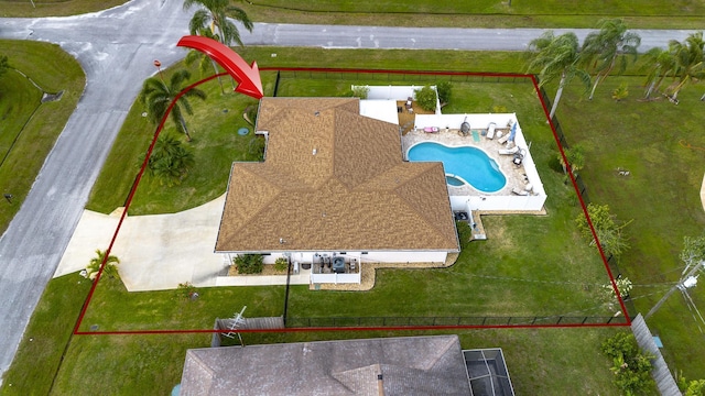 601 SE Karrigan Ter, Port Saint Lucie, FL 34983 - aerial view of a pool area