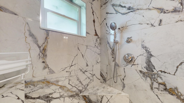 601 SE Karrigan Ter, Port Saint Lucie, FL 34983 - full bathroom featuring a marble finish shower