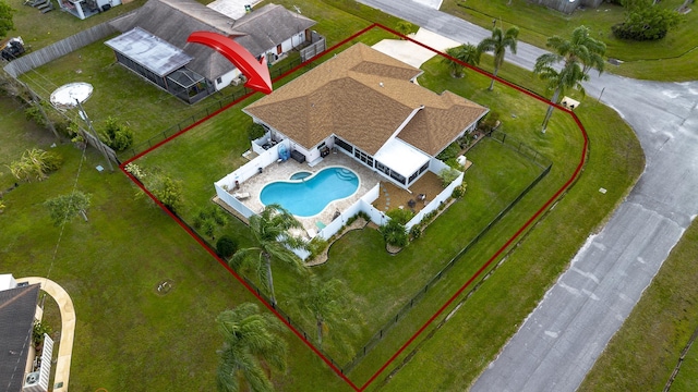 601 SE Karrigan Ter, Port Saint Lucie, FL 34983 - view of subject property featuring property parcel outlined