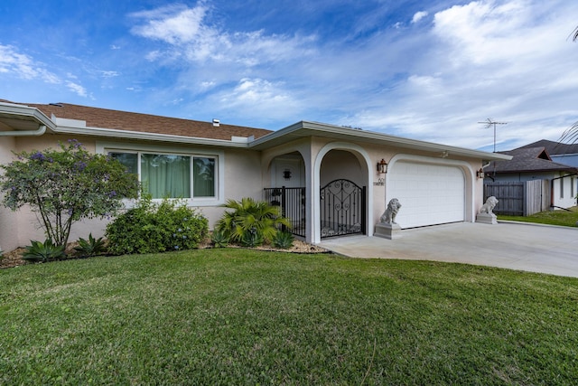 601 SE Karrigan Ter, Port Saint Lucie, FL 34983 - ranch-style home with stucco siding, driveway, and a garage