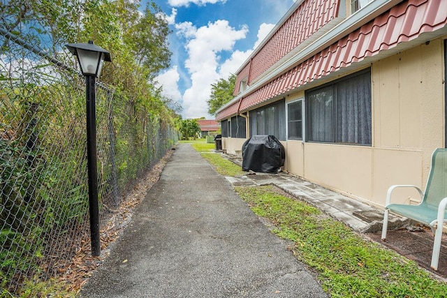 view of side of property