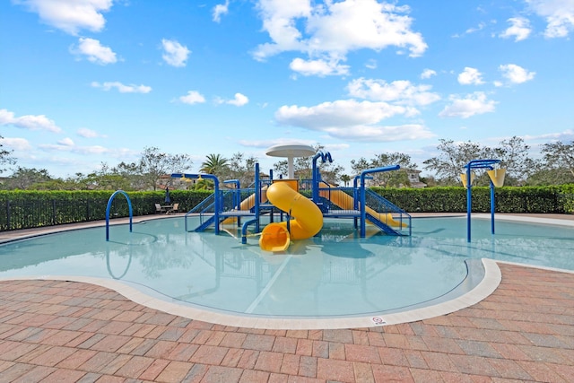 view of jungle gym