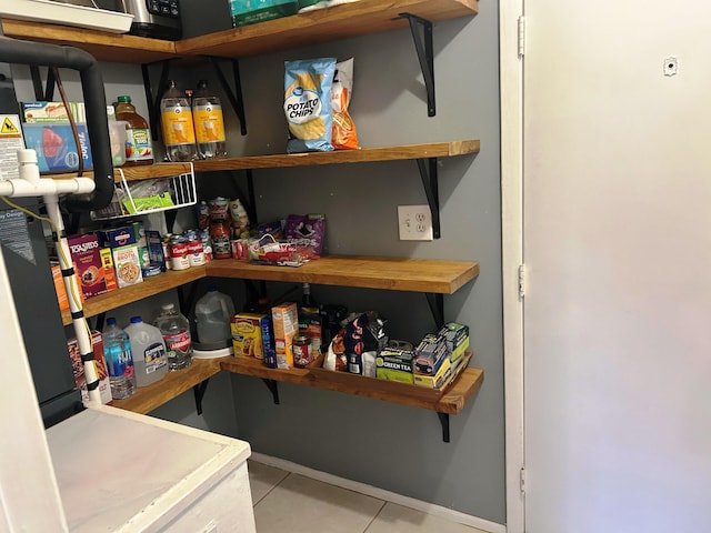 view of pantry