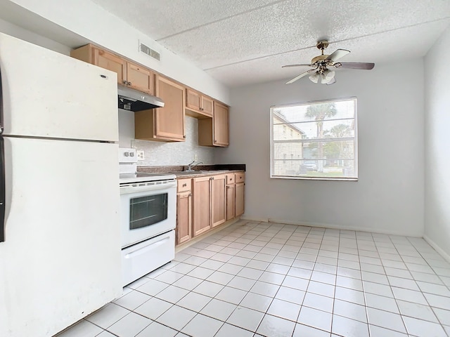 Xx Michigan Court, Saint Cloud, FL 34769 - interior space with light tile patterned flooring, a textured ceiling, and a ceiling fan