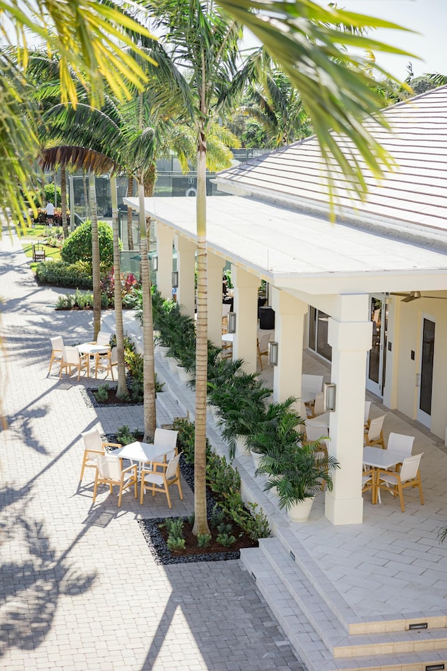 view of patio