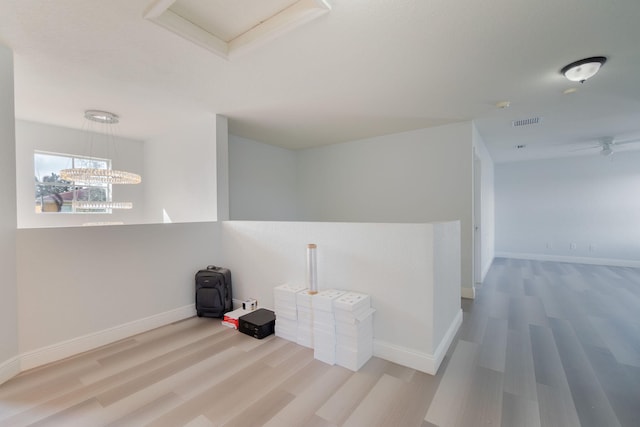 interior space featuring hardwood / wood-style floors