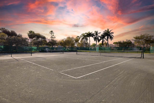 view of sport court