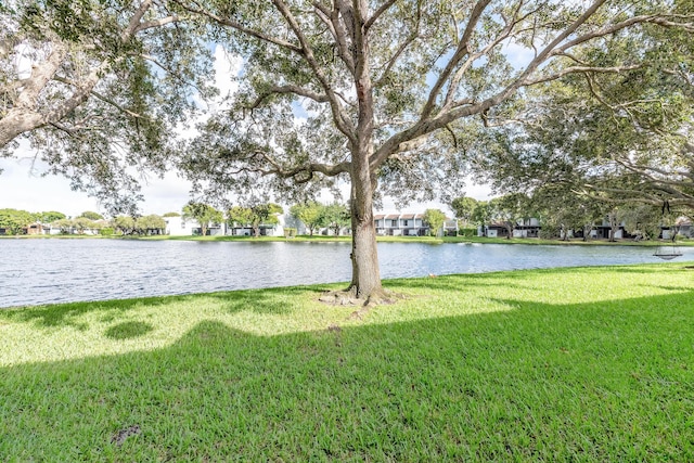 view of water feature