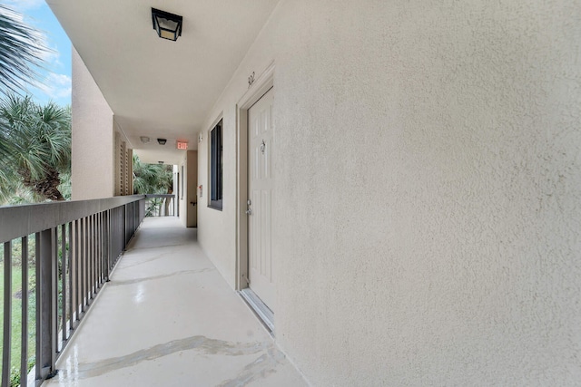 view of hallway