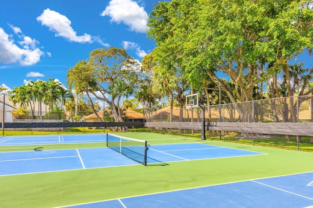 view of sport court