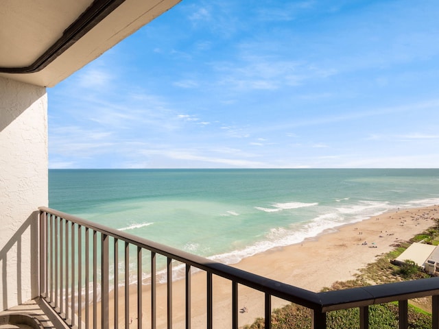 water view with a beach view