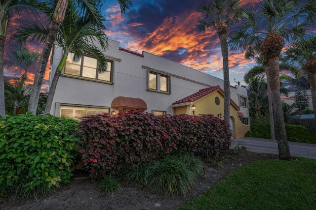 view of front of home