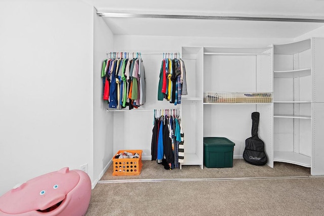 view of closet