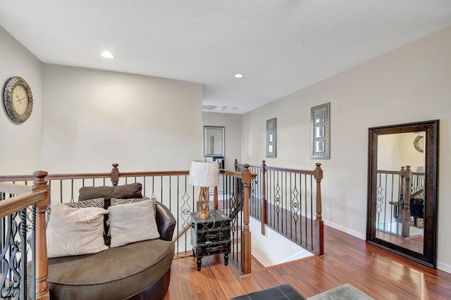 interior space featuring hardwood / wood-style floors