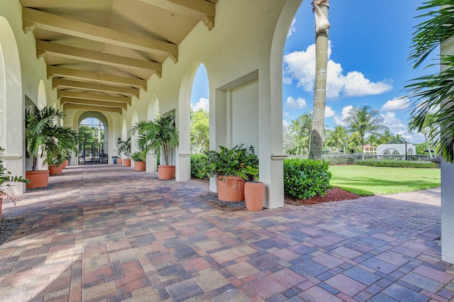 view of patio