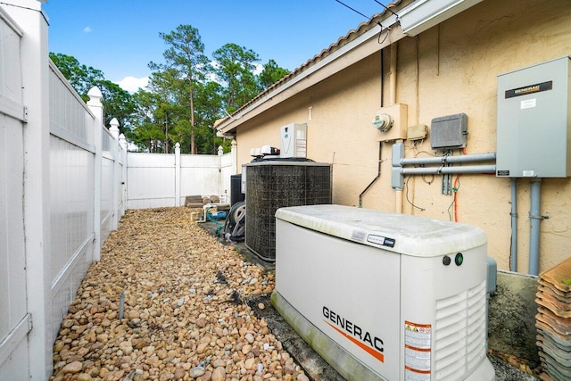 view of home's exterior featuring central air condition unit