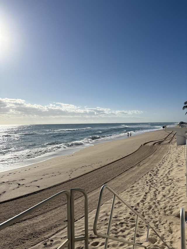 water view with a beach view