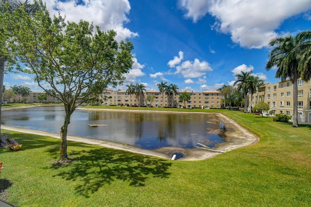 view of water feature