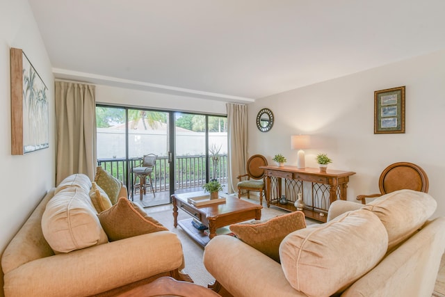 view of living room