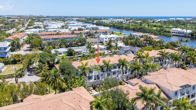 3016 Waterside Cir, Boynton Beach, FL 33435 - aerial view of residential area featuring a large body of water