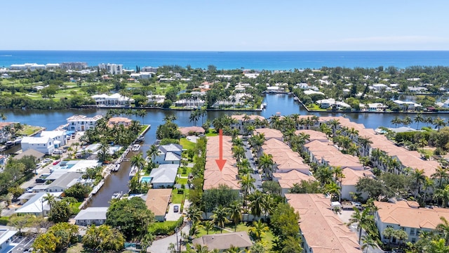 3016 Waterside Cir, Boynton Beach, FL 33435 - aerial perspective of suburban area with a large body of water