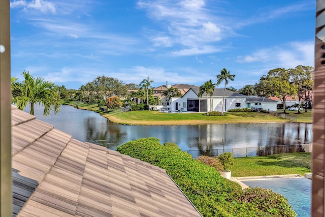 property view of water