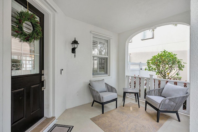 interior space featuring a wealth of natural light