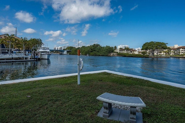 view of water feature