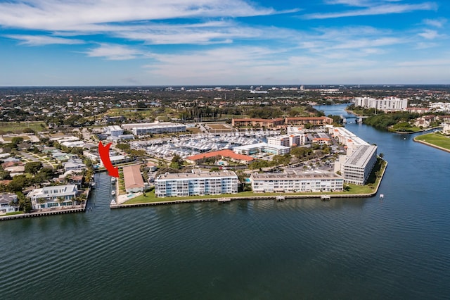68 Yacht Club Dr Unit 5, North Palm Beach, FL 33408 - drone / aerial view with a water view