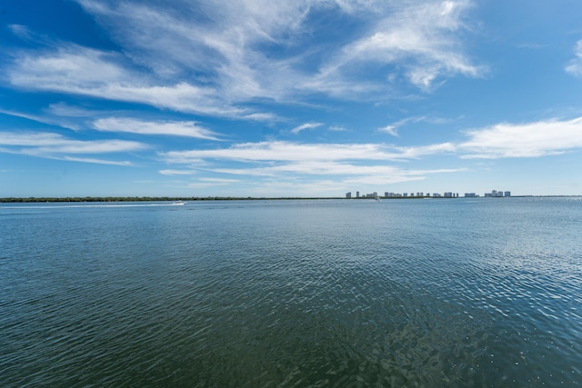 view of water feature