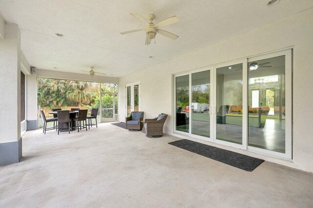 garage with electric water heater, a garage door opener, and electric panel