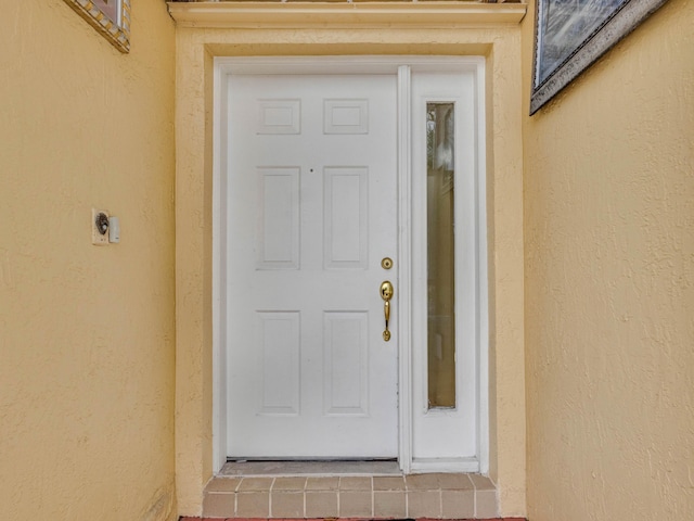 1784 Sawgrass Cir, Greenacres, FL 33413 - property entrance with stucco siding
