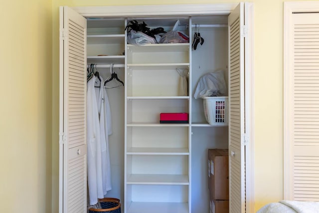 view of closet