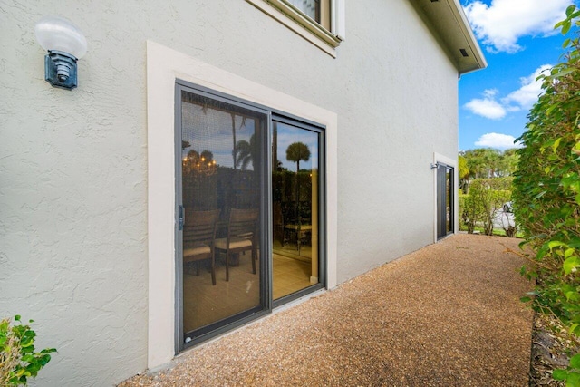 view of home's exterior featuring a patio area