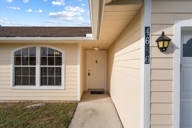 view of property entrance