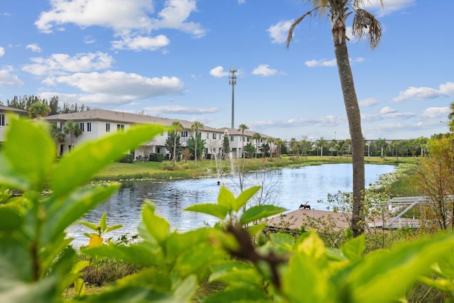 property view of water