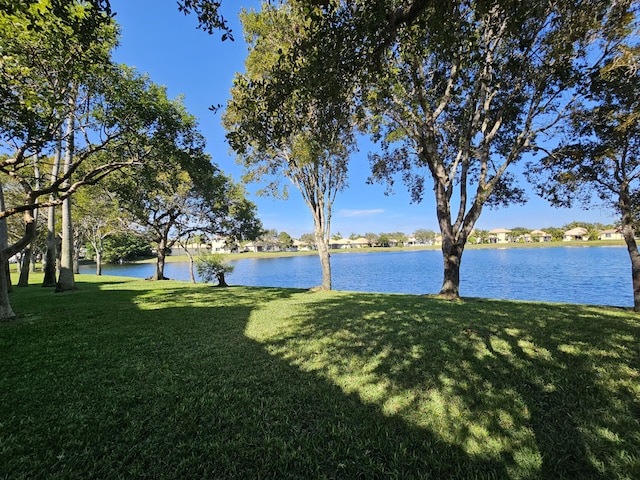 view of water feature