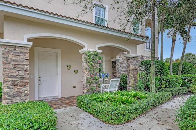 view of property entrance