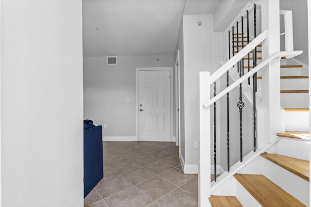 interior space featuring tile patterned floors