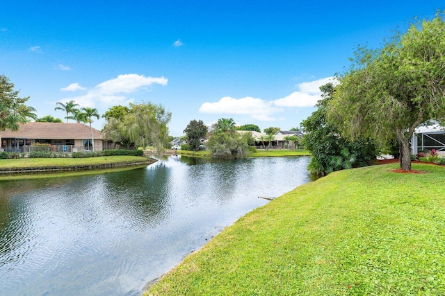 property view of water