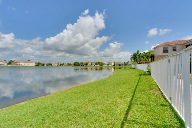 property view of water