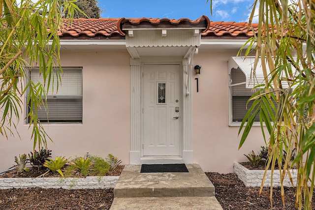 view of entrance to property