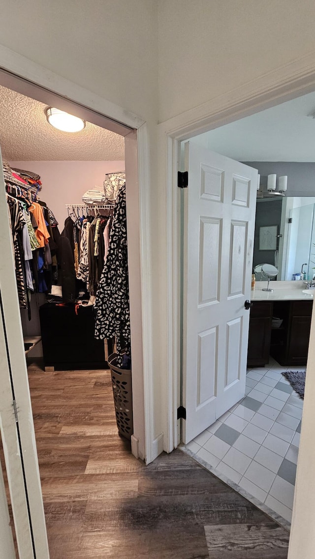 interior space with light hardwood / wood-style flooring