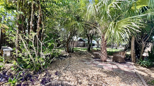 view of yard with a patio