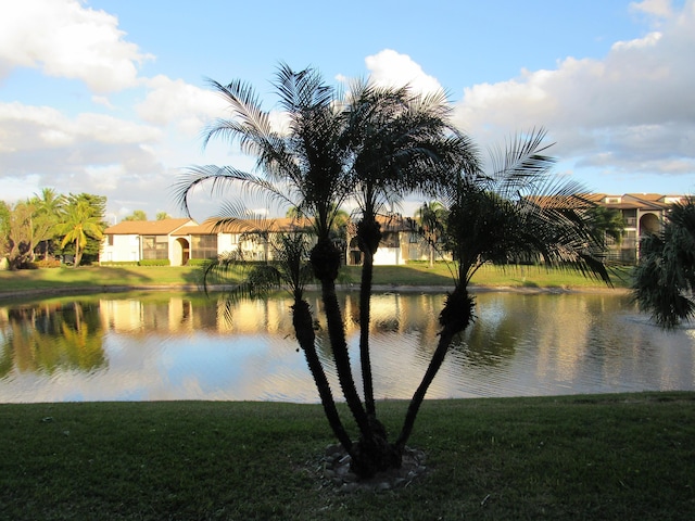 view of water feature